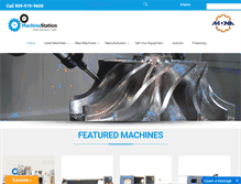 Tablet Screenshot of machinestation.us